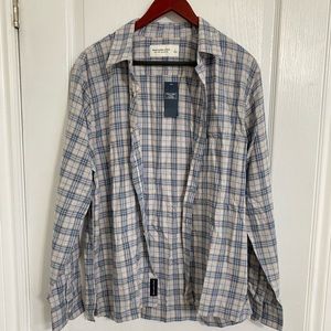 NWT Abercrombie & Fitch Plaid Shirt